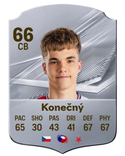 Konečný 66 Silver CB FC 27 card