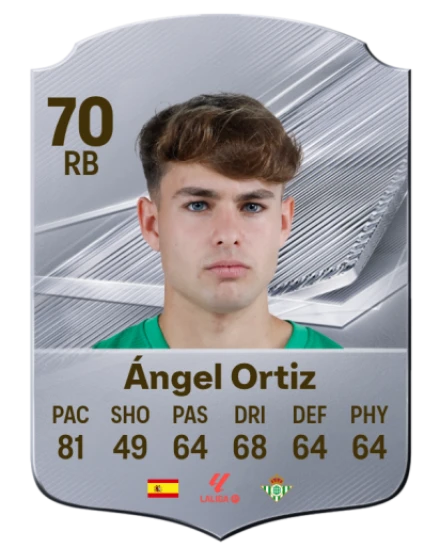 Ángel Ortiz 70 Silver RB FC 27 card