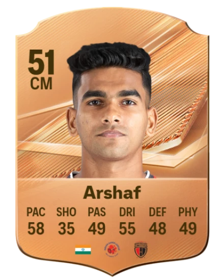 Arshaf 51 Bronze CM FC 27 card
