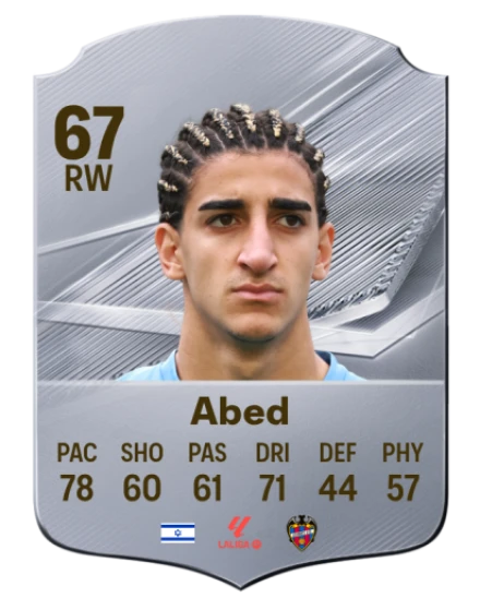 Abed 67 Silver RW FC 27 card