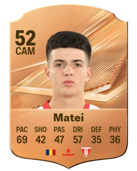 Matei 52 Bronze CAM FC 27 card