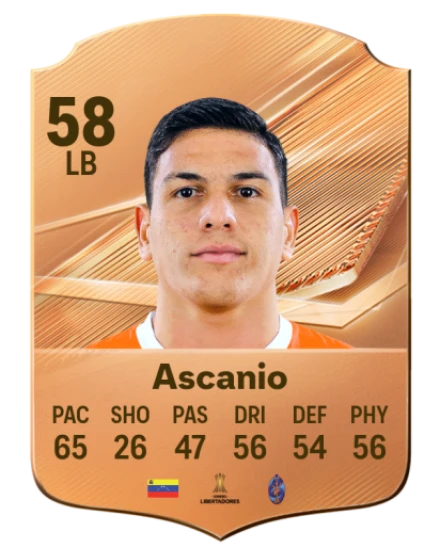Ascanio 58 Bronze LB FC 27 card