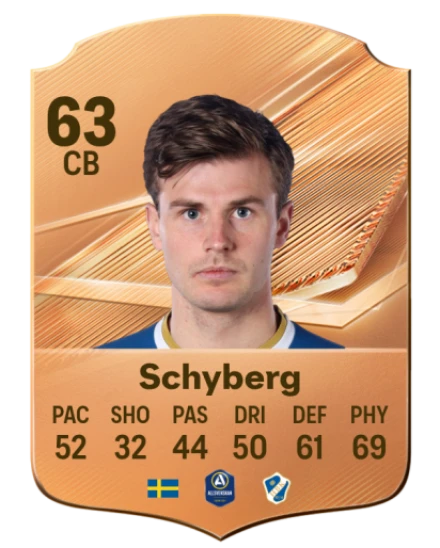 Schyberg 63 Bronze CB FC 27 card