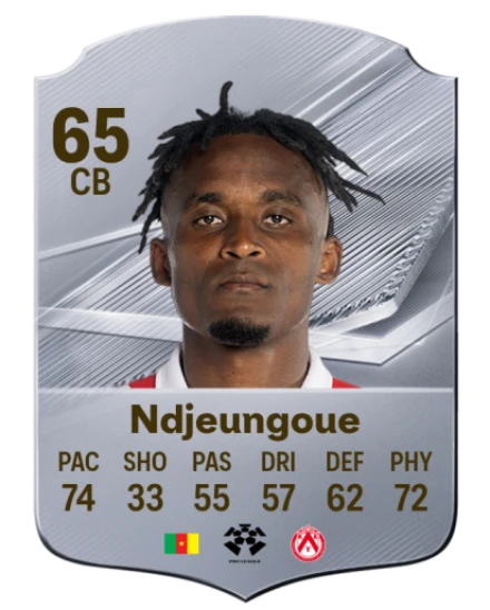 Ndjeungoue 65 Silver CB FC 27 card