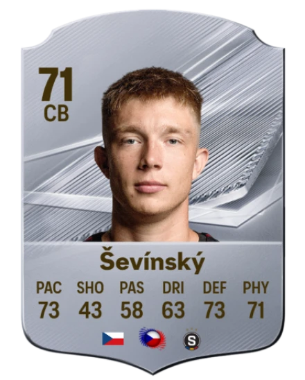Ševínský 71 Common CB FC 26 card