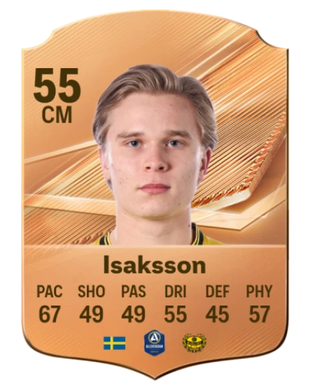 Isaksson 55 Bronze CM FC 27 card