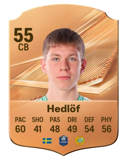 Hedlöf 55 Bronze CB FC 27 card