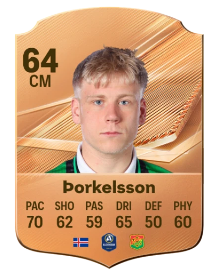 Þorkelsson 64 Bronze CM FC 27 card