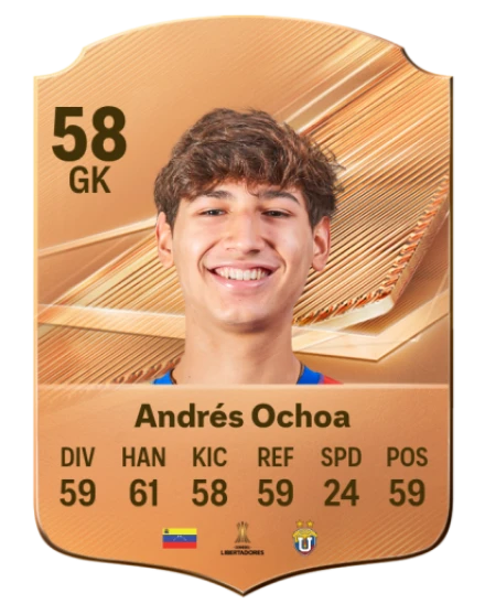 Andrés Ochoa 58 Bronze GK FC 27 card