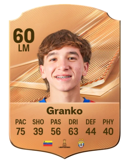 Granko 60 Bronze LM FC 27 card