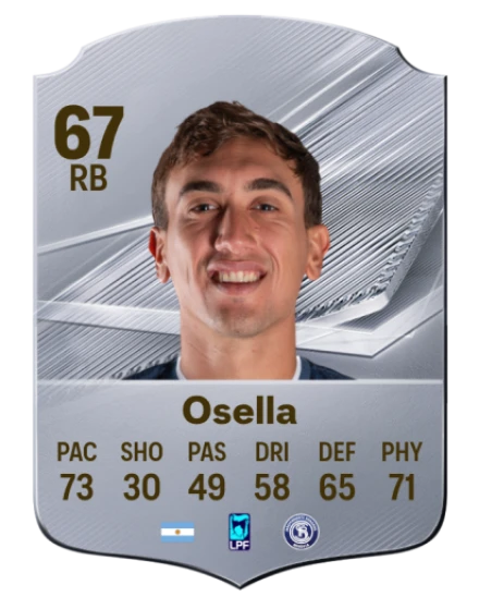Osella 67 Silver RB FC 27 card