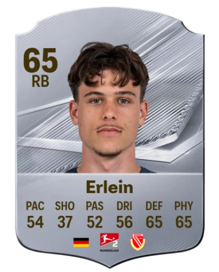 Erlein 65 Common RB FC 26 card