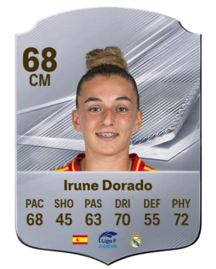 Irune Dorado 68 Silver CM FC 27 card