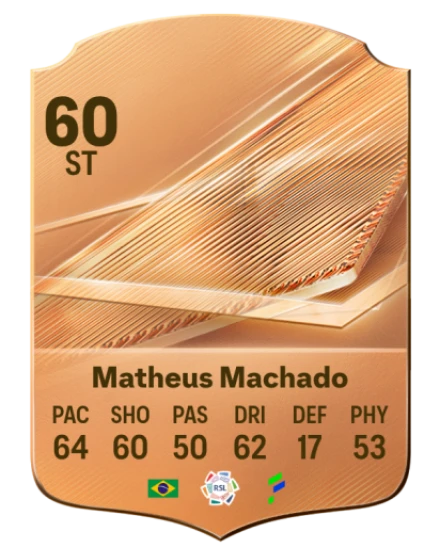 Matheus Machado 60 Bronze ST FC 27 card