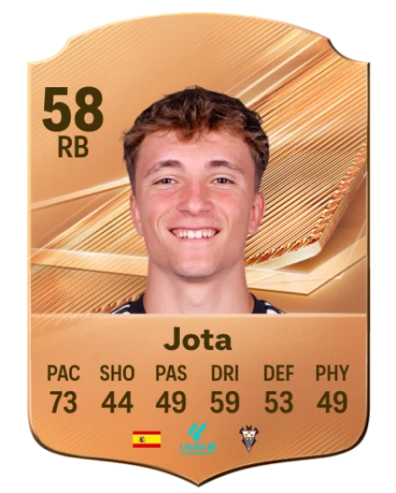 Jota 58 Bronze RB FC 27 card