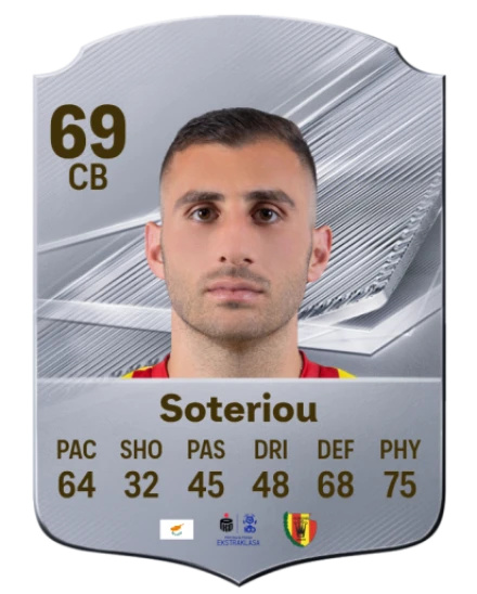 Soteriou 69 Common CB FC 26 card