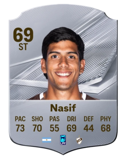 Nasif 69 Silver ST FC 27 card
