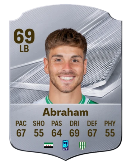 Abraham 69 Common LB FC 26 card