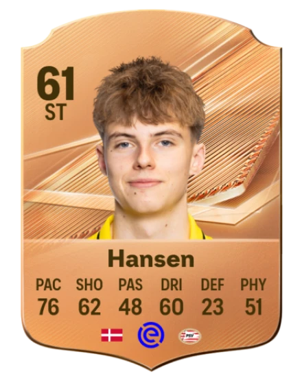 Hansen 61 Bronze ST FC 27 card