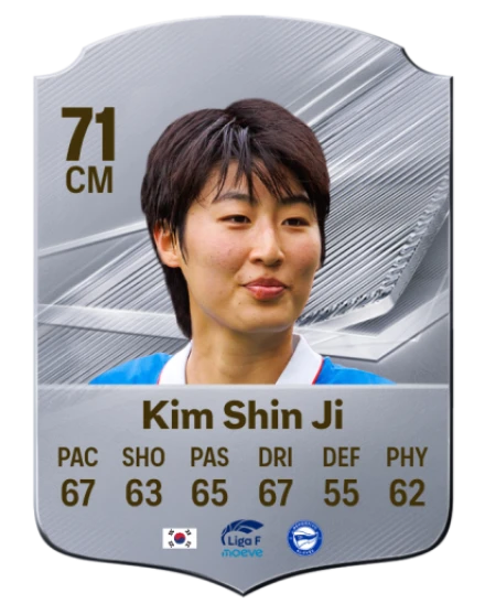 Kim Shin Ji 71 Common CM FC 26 card