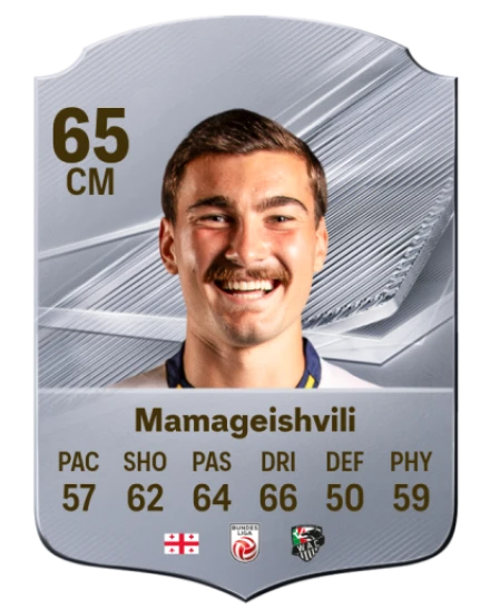 Mamageishvili 65 Silver CM FC 27 card