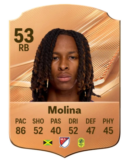Molina 53 Bronze RB FC 27 card