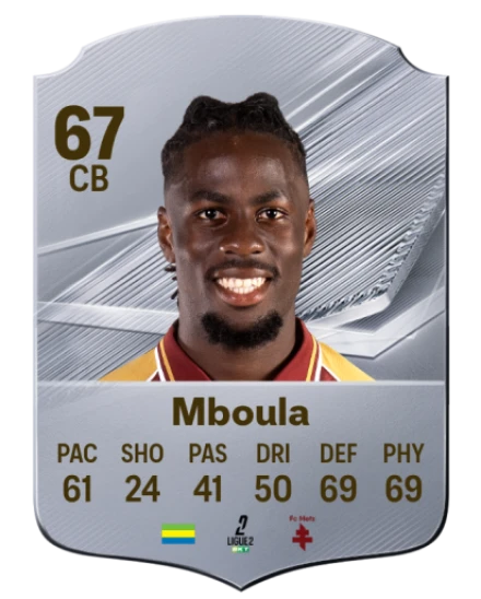 Mboula 67 Silver CB FC 27 card