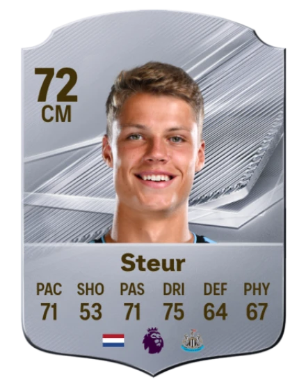Steur 72 Silver CM FC 27 card