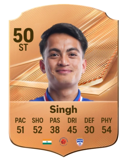 Singh 50 Bronze ST FC 27 card