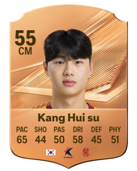 Kang Hui su 55 Bronze CM FC 27 card
