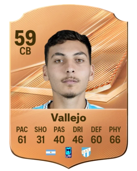 Vallejo 59 Bronze CB FC 27 card