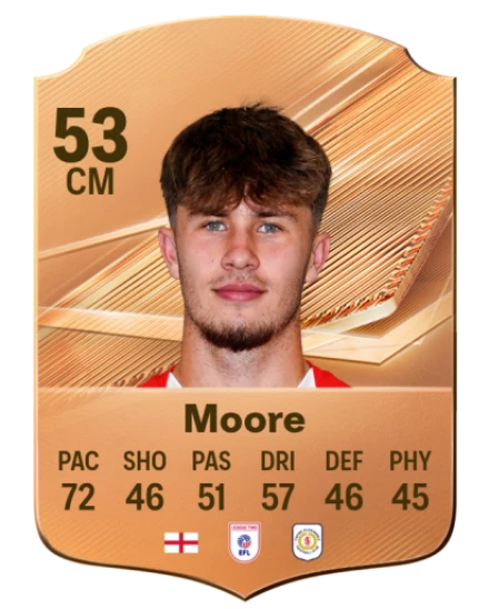 Moore 53 Bronze CM FC 27 card