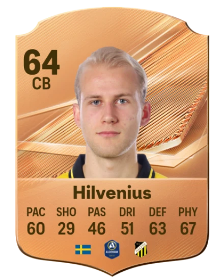 Hilvenius 64 Common CB FC 26 card