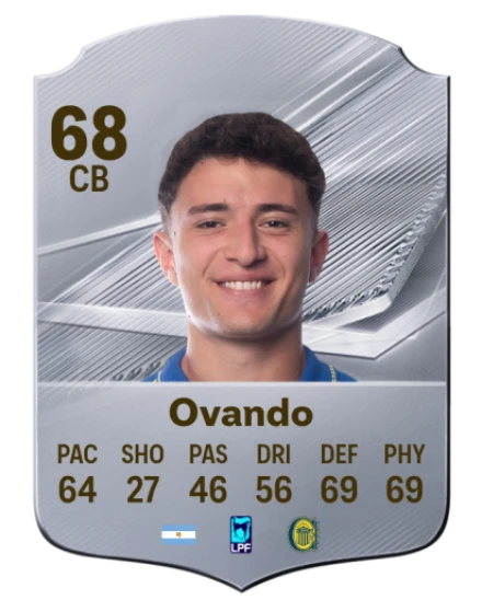 Ovando 68 Silver CB FC 27 card
