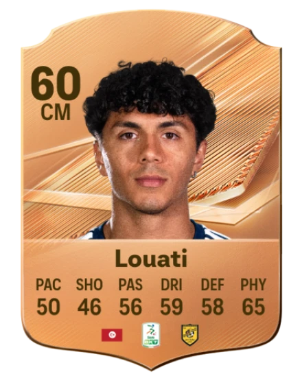Louati 60 Bronze CM FC 27 card