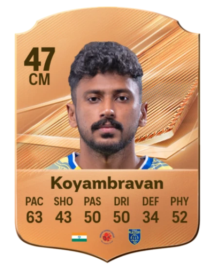 Koyambravan 47 Bronze CM FC 27 card