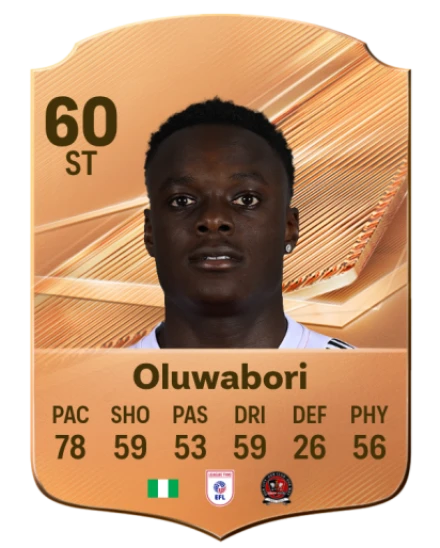 Oluwabori 60 Bronze ST FC 27 card