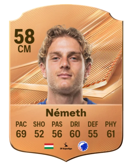 Németh 58 Bronze CM FC 27 card
