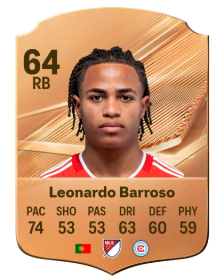 Leonardo Barroso 64 Bronze RB FC 27 card