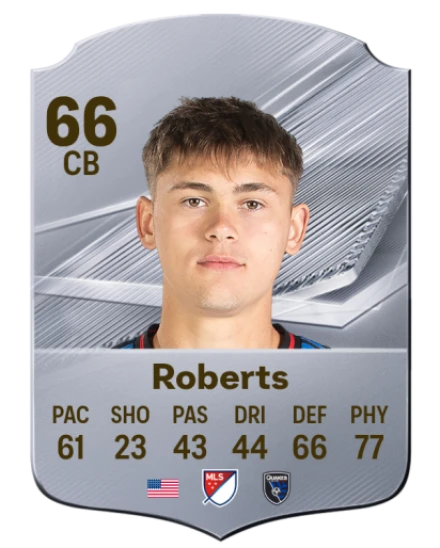 Roberts 66 Common CB FC 26 card