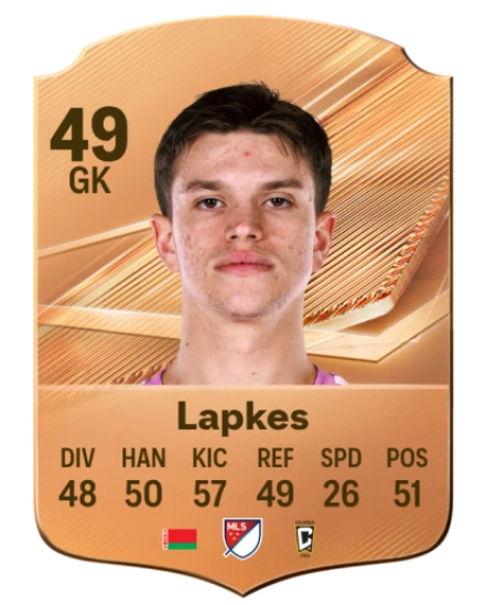 Lapkes 49 Bronze GK FC 27 card