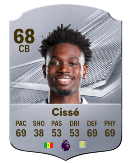 Cissé 68 Silver CB FC 27 card