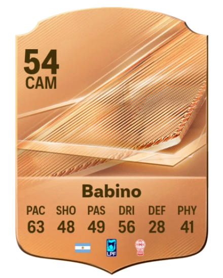 Babino 54 Bronze CAM FC 27 card