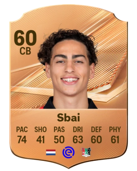 Sbai 60 Bronze CB FC 27 card