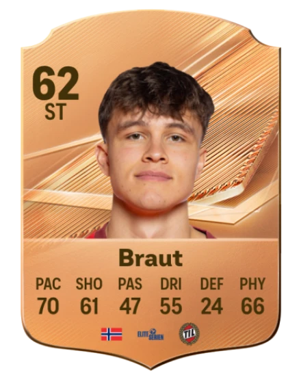 Braut 62 Bronze ST FC 27 card