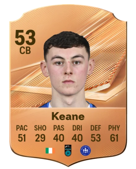 Keane 53 Bronze CB FC 27 card