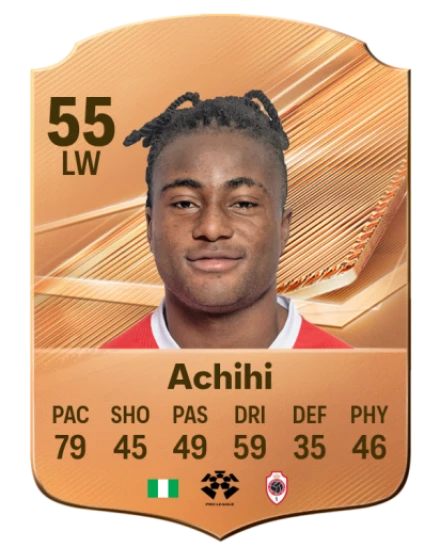 Achihi 55 Rare LW FC 26 card
