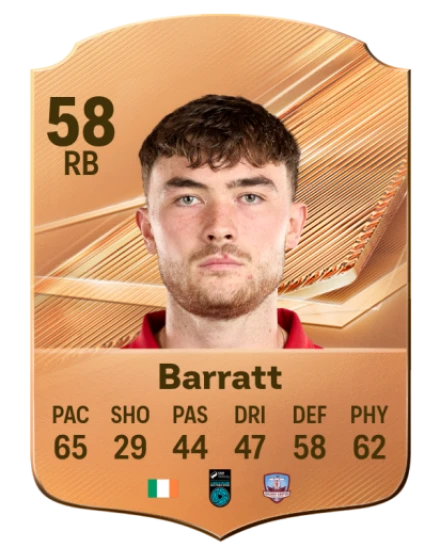 Barratt 58 Common RB FC 26 card