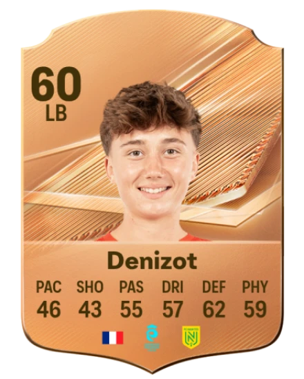 Denizot 60 Bronze LB FC 27 card