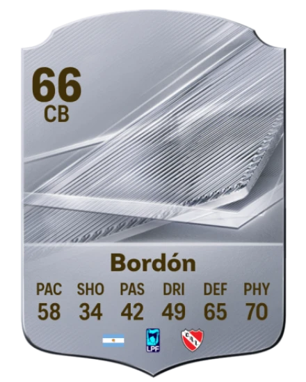 Bordón 66 Silver CB FC 27 card